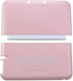 Resim 3DS XL / 3DS LL Oyun Konsolu (Pembe) için Ön Arka Ön Panel Plakaları Üst ve Alt Pil Muhafazası Kabuk Kılıf Kapağı 