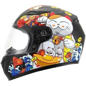 Resim Sway 815 Cat Çocuk Kapalı Kaskı Çok Renkli 