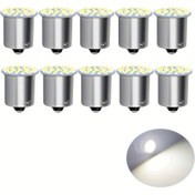 Resim 10 adet Araba LED Dönüş Sinyal Işıkları, Arka Nebulöz Işıklar, Geri Çekme Işıkları, Brak Işıkları, Beyaz/Kırmızı/Sarı/Mavi, Dört Renk Seçenekli, 1156, 1157 S25, G18, R5W, R10W, Ba15S, P21W, 9456CW, 7456R, 22 3014 Yüksek Parlaklık Lamba Tozları, Uzun Ömürlü, Kolay Kurulum, 12V, Pil Olmadan 