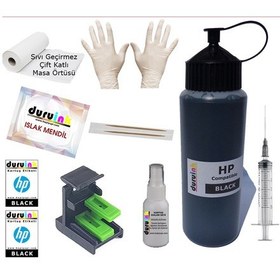 Resim HP 3735 5020 5030 5032 (304) Kartuş Mürekkep Dolum Seti 500 ML Si 