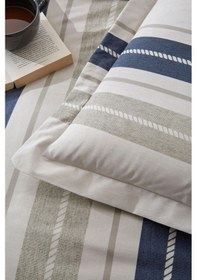 Resim Özdilek Marin Line Çift Kişilik Yatak Örtülü Nevresim Takımı Bej 