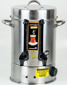Resim Armağan 100 Bardak 2000W Çelik Termostatlı Semaver Siyah-Plastik (Çaycı) 