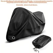 Resim Turcoshop11 Honda Yamaha Kawasaki Suzukı Motosiklet Kılıfı Polyester Çanta Dahili Xxxl Siyah 