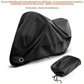 Resim Turcoshop11 Honda Yamaha Kawasaki Suzukı Motosiklet Kılıfı Polyester Çanta Dahili Xxxl Siyah 