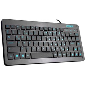 Resim AyrStore EVEREST KB-410 SİYAH USB Q MINI KLAVYE 