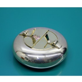 Resim PERİBOİA Pirinç Kapaklı Küllük Model 2 