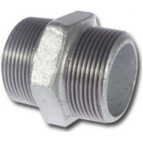 Resim İnfit Nipel Dişli Galvaniz 1/2'' 