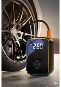 Resim Pratikoba Dijital Şarjlı Araç Lastik Hava Pompası Kompresör Taşınabilir Led Ekranlı 