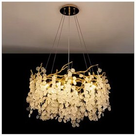 Resim İstanbul Avize Leaf Gold Lüx Modern Avize 