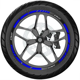 Resim deeb Dio Jant Şeridi Mavi Beyaz Model X 