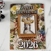 Resim 2026 Ortaçağ Kedi Takvimi - Vintage Gotik Duvar Takvimi, Kraliyet Taçlı Kedi Sanatı, Çiçek ve Mantar Tasarımı - Ocak 2026'dan Aralık 2026'ya Planlayıcı, Ev ve Ofis Dekoru için Mükemmel Hediye - Dayanıklı Kağıt Baskı, Kedi Dekoru, Şirin İllüstrasyon, Yüksek Kaliteli Baskı, Dekoratif Planlayıcı, Tarih Tutkunları, Retro Tasarım, Sağlam Yapı, Tarih Tutkunları, Retro Kedi Kitabı, Tarih Tutkunu Hediyesi, Ev Ofis Takvimi 