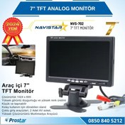 Resim Navistar 7" TFT 2 Adet Video Girişli Analog Monitör 