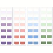 Resim 240 Çok Fonksiyonlu Yazılabilir Plastik İndeks Etiketleri - Ofis Yönetimi için Yeniden Kullanılabilir Sayfa İşaretleyicileri ve Belge Düzenleyici 