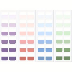 Resim 240 Çok Fonksiyonlu Yazılabilir Plastik İndeks Etiketleri - Ofis Yönetimi için Yeniden Kullanılabilir Sayfa İşaretleyicileri ve Belge Düzenleyici 