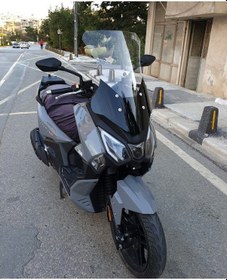 Resim Motocam Sym Joyride 300 Ön Cam 2023-2026 Model 65cm Şeffaf Renkli 4mm Orta Boylu 