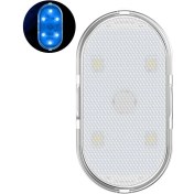 Resim Xiyu Shop Buz Mavisi 1 Adet Araba Iç Işık Otomatik Tavan Tavan Okuma Lambası LED Araba Styling Dokunmatik Gece Lambası Mini USB Şarjlı Araba Işığı (Yurt Dışından) 