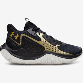 Resim Under Armour Jet '23 Basketbol Erkek Siyah Basketbol Ayakkabısı 