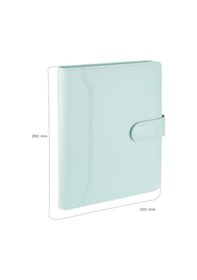Resim Organizer Ajanda Tarihsiz Kareli 20x26 CM - Su Yeşili 