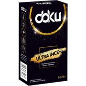 Resim Doku Ultra Ince Prezervatif 12'li 1 Adet 