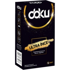 Resim Doku Ultra Ince Prezervatif 12'li 1 Adet 