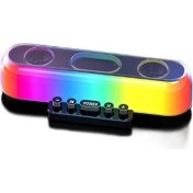 Resim Gaman Bilgisiyar-Tv Hoparlörü Taşınabilir Kablosuz Bluetooth 10 Farklı Led Aydınlatma Ayarı -Lg445 Speaker 