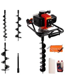 Resim Gardenpro TKDZ-03/52 Toprak Burgu Makinası Set-3 