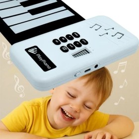 Resim Magicvoice S3037C Renkli 37 Tuşlu Roll Up Silikon Piyano 