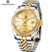 Resim Pagani design PD-1645 Datejust Mekanik Otomatik Japon Seiko NH35A Mekanizma Safir Cam Su Geçirmez Erkek Çelik Saat 