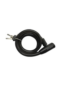 Resim Zozo 12x800 MM Anahtarlı Bisiklet Kilidi Siyah Çok Renkli 