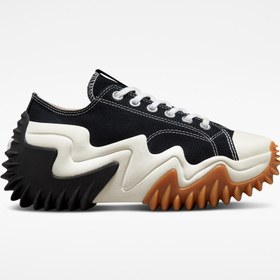 Resim Converse Run Star Motion Unisex Siyah Platform Sneaker 