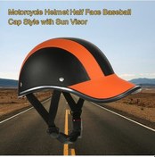 Resim Didadodo Motosiklet Kaskı Güvenlikli Turuncu Turuncu 