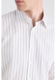 Resim Ds Damat Slim Fit Beyaz Armürlü Gömlek 5hf02hd20341m Çok Renkli 