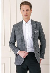 Resim Efor C 660 Slim Fit Füme Spor Ceket Füme 