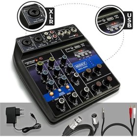 Resim yenibagshop İmpressive Paket-1 Stüdyo Ekipmanları Kayıt Seti (Monitör Mikrofon Mikser) 