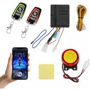 Resim Neevoyu Motosiklet Güvenlik Sistemi: Uzaktan Kontrol, Tehlike Alarmı, Keyless Başlatma, 125db Siren, Çift Kumanda, Bluetooth Desteği Cs-159a1 