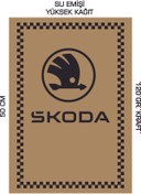 Resim duha trend 35x50 120 Gr. Kraft Kağıt Oto Paspası Skoda Dikey 100 Adet 