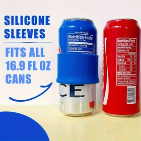 Resim Bu Silikon Bardak Kapağı 16.9 Ounce Bira Kutuları İçin Uygun ve Açık Hava Piknikleri, Konserler, Seyahat ve Partiler İçin Mükemmel. Büyü Çubuğu Olarak Kullanılabilir, Kadınlar İçin Yaz Elbiseleri Hediyesi ve Taşınabilir Asılı Raf Olarak Kullanılabilir. 
