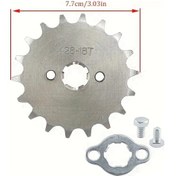 Resim Hightower 428 Zincir 20mm Delik 18 Diş Off Road Motor Ön Aksesuar Dişlisi 