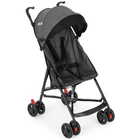 Resim Moje Simple Pratik Baston Bebek Arabası Gri 