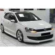 Resim Vw Polo Aero Yan Marşpiyel Seti Mat Siyah Plastik 2009 ve 2017 