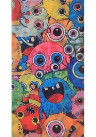 Resim Bhandana Sevimli Canavarlar Boru Bandana Çok Renkli 