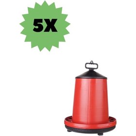 Resim Tavuk Yemliği Üstten Dolum Askılı Kulplu 12-15 Kg. 5 Adet 