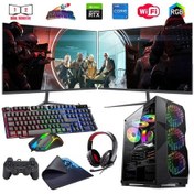 Resim Rogame RKT660971 i7-14700F 16 GB 480 GB SSD 6 GB RTX3050 Çift 24" Free Dos Masaüstü Oyuncu Bilgisayarı 