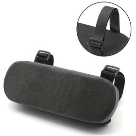 Resim Gateesat 1/2 Parça Keten Ofis Kolçak Yastığı, Ergonomik Koyu Kahverengi Dirsek Destek Pensi Koyu Kahverengi 