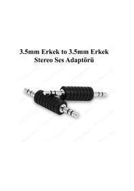 Resim BK Teknoloji 3.5mm Ses Adaptörü 3.5mm Erkek To 3.5mm Erkek Stereo Adaptör 