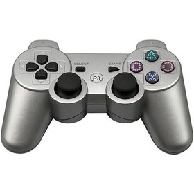 Resim Gümüş-kablosuz Bluetooth Denetleyici Sony Ps3 Gamepad İçin Play Station 3 Joystick Sony Playstation 3 Controle İçin Uzaktan Kumanda 