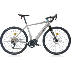 Resim Carraro Gravel Ge 5.0 520H 28" 11-V Hd Mat Gümüş-Siyah-Mavi Elektrikli Gravel Bisiklet 