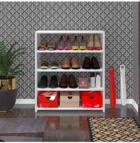 Resim Kenzlife Ayakkabılık Goya Byz 080 70 30 Arkalıksız Ayakkabı Ofis Dolabı 