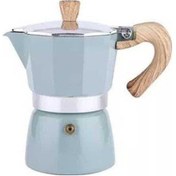 Resim Urbannest Bosphorusboutique Renkli Pot Moka Makinesi - Klasik İtalyan Espresso, Güçlü Aroma, 300ml, Ofis-kahveci İçin 