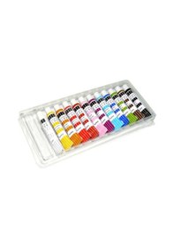 Resim Akrilik Boya 12 Renk Tüp 9Ml 12 Südor Akrilik Boya 12 Li 1 Paket 